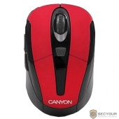 CANYON CNR-MSOW06R {wireless with 6 buttons, DPI 1000/1200/1600, 2.4GHz, красный}