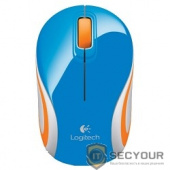 910-002738 Logitech Mouse M187 Wireless Mini blue