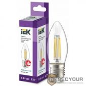 Iek LLF-C35-5-230-40-E27-CL Лампа LED C35 свеча прозр. 5Вт 230В 4000К E27 серия 360°    