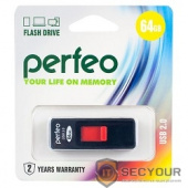 Perfeo USB Drive 64GB S03 Black PF-S03B064