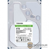 8TB Toshiba Surveillance S300 (HDWT380UZSVA) {SATA 6.0Gb/s, 7200 rpm, 256Mb buffer, 3.5&quot; для видеонаблюдения}